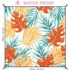 imageBeach Blanket Sandproof Extra Large Beach Mat Adults Waterproof Quick Drying Sand Free Mat Made by Premium Polyester with 4 Stakes ampamp 4 Corner Pockets for Outdoor Travel Camping HikingZlybdhhl