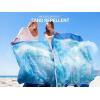 imageBeach Blanket Sandproof Extra Large Beach Mat Adults Waterproof Quick Drying Sand Free Mat Made by Premium Polyester with 4 Stakes ampamp 4 Corner Pockets for Outdoor Travel Camping HikingSeashells