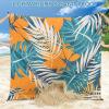 imageBeach Blanket Sandproof Extra Large Beach Mat Adults Waterproof Quick Drying Sand Free Mat Made by Premium Polyester with 4 Stakes ampamp 4 Corner Pockets for Outdoor Travel Camping HikingZlyblackgreenorange