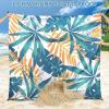 imageBeach Blanket Sandproof Extra Large Beach Mat Adults Waterproof Quick Drying Sand Free Mat Made by Premium Polyester with 4 Stakes ampamp 4 Corner Pockets for Outdoor Travel Camping HikingZlywhitegreenyellow
