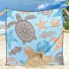 imageBeach Blanket Waterproof Sandproof Beach Mat 79quot X 83quot10x9for 28 Adults Quick Drying Outdoor Picnic Mat Beach Accessories for Travel Camping HikingMandala Sea