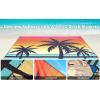 imageBeach Blanket Waterproof Sandproof Beach Mat 79quot X 83quot10x9for 28 Adults Quick Drying Outdoor Picnic Mat Beach Accessories for Travel Camping HikingCoconut Treestriped Gradient