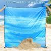 imageBeach Blanket Waterproof Sandproof Beach Mat 79quot X 83quot10x9for 28 Adults Quick Drying Outdoor Picnic Mat Beach Accessories for Travel Camping HikingBluegreen Tinted Gradation