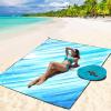imageBeach Blanket Waterproof Sandproof Beach Mat 79quot X 83quot10x9for 28 Adults Quick Drying Outdoor Picnic Mat Beach Accessories for Travel Camping HikingTwillblue