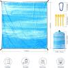 imageBeach Blanket Waterproof Sandproof Beach Mat 79quot X 83quot10x9for 28 Adults Quick Drying Outdoor Picnic Mat Beach Accessories for Travel Camping HikingBluegreen Tinted Gradation