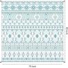 imageBeach Blanket Waterproof Sandproof Beach Mat 79quot X 83quot10x9for 28 Adults Quick Drying Outdoor Picnic Mat Beach Accessories for Travel Camping HikingBoho Style Green
