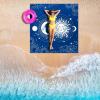 imageBeach Blanket Waterproof Sandproof Beach Mat 79quot X 83quot10x9for 28 Adults Quick Drying Outdoor Picnic Mat Beach Accessories for Travel Camping HikingBluesun