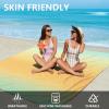 imageBeach Blanket Waterproof Sandproof Beach Mat 79quot X 83quot10x9for 28 Adults Quick Drying Outdoor Picnic Mat Beach Accessories for Travel Camping HikingGradientcalifornia