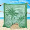 imageBeach Blanket Waterproof Sandproof Beach Mat 79quot X 83quot10x9for 28 Adults Quick Drying Outdoor Picnic Mat Beach Accessories for Travel Camping HikingCoconut Tree