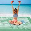 imageBeach Blanket Waterproof Sandproof Beach Mat 79quot X 83quot10x9for 28 Adults Quick Drying Outdoor Picnic Mat Beach Accessories for Travel Camping HikingCoconut Tree