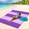 imageBeach Blanket Waterproof Sandproof Beach Mat 79quot X 83quot10x9for 28 Adults Quick Drying Outdoor Picnic Mat Beach Accessories for Travel Camping HikingSolidpurple