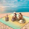 imageBeach Blanket Waterproof Sandproof Beach Mat 79quot X 83quot10x9for 28 Adults Quick Drying Outdoor Picnic Mat Beach Accessories for Travel Camping HikingGradientcalifornia