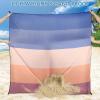 imageBeach Blanket Waterproof Sandproof Beach Mat 79quot X 83quot10x9for 28 Adults Quick Drying Outdoor Picnic Mat Beach Accessories for Travel Camping HikingPink and Blue