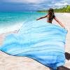 imageBeach Blanket Waterproof Sandproof Beach Mat 79quot X 83quot10x9for 28 Adults Quick Drying Outdoor Picnic Mat Beach Accessories for Travel Camping HikingTwillblue