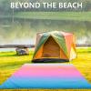imageBeach Blanket Waterproof Sandproof Beach Mat 79quot X 83quot10x9for 28 Adults Quick Drying Outdoor Picnic Mat Beach Accessories for Travel Camping HikingGradientsunset