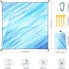 imageBeach Blanket Waterproof Sandproof Beach Mat 79quot X 83quot10x9for 28 Adults Quick Drying Outdoor Picnic Mat Beach Accessories for Travel Camping HikingTwillblue