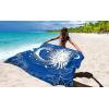 imageBeach Blanket Waterproof Sandproof Beach Mat 79quot X 83quot10x9for 28 Adults Quick Drying Outdoor Picnic Mat Beach Accessories for Travel Camping HikingBluesun