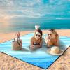 imageBeach Blanket Waterproof Sandproof Beach Mat 79quot X 83quot10x9for 28 Adults Quick Drying Outdoor Picnic Mat Beach Accessories for Travel Camping HikingTwillblue