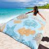 imageBeach Blanket Waterproof Sandproof Beach Mat 79quot X 83quot10x9for 28 Adults Quick Drying Outdoor Picnic Mat Beach Accessories for Travel Camping HikingMandala Sea