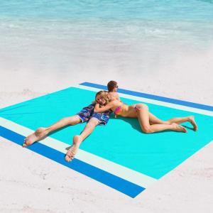 imageBeach Blanket Waterproof Sandproof Beach Mat 79quot X 83quot10x9for 28 Adults Quick Drying Outdoor Picnic Mat Beach Accessories for Travel Camping Hiking