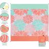 imageBeach Blanket Sandproof Extra Large Beach Mat Adults Waterproof Quick Drying Sand Free Mat Made by Premium Polyester with 4 Stakes amp 4 Corner Pockets for Outdoor Travel Camping HikingPink Flowers