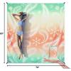 imageBeach Blanket Sandproof Extra Large Beach Mat Adults Waterproof Quick Drying Sand Free Mat Made by Premium Polyester with 4 Stakes amp 4 Corner Pockets for Outdoor Travel Camping HikingPaisleygreenorange