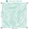imageBeach Blanket Sandproof Extra Large Beach Mat Adults Waterproof Quick Drying Sand Free Mat Made by Premium Polyester with 4 Stakes amp 4 Corner Pockets for Outdoor Travel Camping HikingRipple