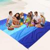 imageBeach Blanket Waterproof Sandproof Beach Mat 79 X 8310x9for 28 Adults Quick Drying Outdoor Picnic Mat Beach Accessories for Travel Camping HikingBlue