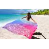 imageBeach Blanket Waterproof Sandproof Beach Mat 79 X 8310x9for 28 Adults Quick Drying Outdoor Picnic Mat Beach Accessories for Travel Camping HikingBluepink