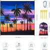 imageBeach Blanket Waterproof Sandproof Beach Mat 79 X 8310x9for 28 Adults Quick Drying Outdoor Picnic Mat Beach Accessories for Travel Camping HikingCoconut Tree  Colorful