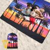 imageBeach Blanket Waterproof Sandproof Beach Mat 79 X 8310x9for 28 Adults Quick Drying Outdoor Picnic Mat Beach Accessories for Travel Camping HikingCoconut Tree  Colorful
