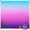 imageBeach Blanket Waterproof Sandproof Beach Mat 79 X 8310x9for 28 Adults Quick Drying Outdoor Picnic Mat Beach Accessories for Travel Camping HikingGradientbluepurple