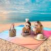 imageBeach Blanket Waterproof Sandproof Beach Mat 79 X 8310x9for 28 Adults Quick Drying Outdoor Picnic Mat Beach Accessories for Travel Camping HikingGradientsolid