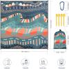 imageBeach Blanket Waterproof Sandproof Beach Mat 79 X 8310x9for 28 Adults Quick Drying Outdoor Picnic Mat Beach Accessories for Travel Camping HikingOriginal Totem