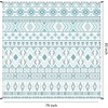 image:imageWIWIGO Beach Blanket Waterproof Sandproof Beach Mat 79 X 8310x9for 28 Adults Quick Drying Outdoor Picnic Mat Beach Accessories for Travel Camping HikingBoho Style Green