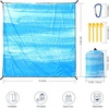 image:imageWIWIGO Beach Blanket Waterproof Sandproof Beach Mat 79 X 8310x9for 28 Adults Quick Drying Outdoor Picnic Mat Beach Accessories for Travel Camping HikingBluegreen Tinted Gradation