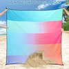 image:imageWIWIGO Beach Blanket Waterproof Sandproof Beach Mat 79 X 8310x9for 28 Adults Quick Drying Outdoor Picnic Mat Beach Accessories for Travel Camping HikingGradientsolid