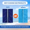 image:imageWIWIGO Beach Blanket Waterproof Sandproof Beach Mat 79 X 8310x9for 28 Adults Quick Drying Outdoor Picnic Mat Beach Accessories for Travel Camping HikingBlue
