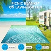 image:imageWIWIGO Beach Blanket Waterproof Sandproof Beach Mat 79 X 8310x9for 28 Adults Quick Drying Outdoor Picnic Mat Beach Accessories for Travel Camping HikingMandala Inkgreen