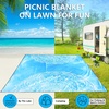 image:imageWIWIGO Beach Blanket Waterproof Sandproof Beach Mat 79 X 8310x9for 28 Adults Quick Drying Outdoor Picnic Mat Beach Accessories for Travel Camping HikingMandala Inkblue