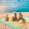 image:imageWIWIGO Beach Blanket Waterproof Sandproof Beach Mat 79 X 8310x9for 28 Adults Quick Drying Outdoor Picnic Mat Beach Accessories for Travel Camping HikingGradientcalifornia