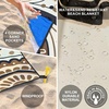 image:imageWIWIGO Beach Blanket Waterproof Sandproof Beach Mat 79 X 8310x9for 28 Adults Quick Drying Outdoor Picnic Mat Beach Accessories for Travel Camping HikingBeige Sea Turtle  Mandala