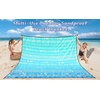 image:imageWIWIGO Beach Blanket Waterproof Sandproof Beach Mat 79 X 8310x9for 28 Adults Quick Drying Outdoor Picnic Mat Beach Accessories for Travel Camping HikingBlue Geometric Tribe