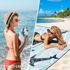 image:imageWIWIGO Beach Blanket Waterproof Sandproof Beach Mat 79 X 8310x9for 28 Adults Quick Drying Outdoor Picnic Mat Beach Accessories for Travel Camping HikingOcean Shark