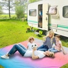image:imageWIWIGO Beach Blanket Waterproof Sandproof Beach Mat 79 X 8310x9for 28 Adults Quick Drying Outdoor Picnic Mat Beach Accessories for Travel Camping HikingGradientsunset
