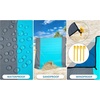 image:imageWIWIGO Beach Blanket Waterproof Sandproof Beach Mat 79 X 8310x9for 28 Adults Quick Drying Outdoor Picnic Mat Beach Accessories for Travel Camping HikingSolid  Gray Blue