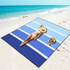 image:imageWIWIGO Beach Blanket Waterproof Sandproof Beach Mat 79 X 8310x9for 28 Adults Quick Drying Outdoor Picnic Mat Beach Accessories for Travel Camping HikingCoconut Treesolid Blue