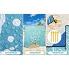 image:imageWIWIGO Beach Blanket Waterproof Sandproof Beach Mat 79 X 8310x9for 28 Adults Quick Drying Outdoor Picnic Mat Beach Accessories for Travel Camping HikingWave Base  Turtle Blue