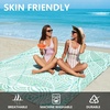 image:imageWIWIGO Beach Blanket Waterproof Sandproof Beach Mat 79 X 8310x9for 28 Adults Quick Drying Outdoor Picnic Mat Beach Accessories for Travel Camping HikingWater Ripples