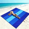 image:imageWIWIGO Beach Blanket Waterproof Sandproof Beach Mat 79 X 8310x9for 28 Adults Quick Drying Outdoor Picnic Mat Beach Accessories for Travel Camping HikingBlue